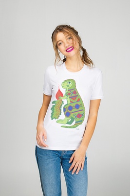 Women's T-shirt "Ukrozaurus", S